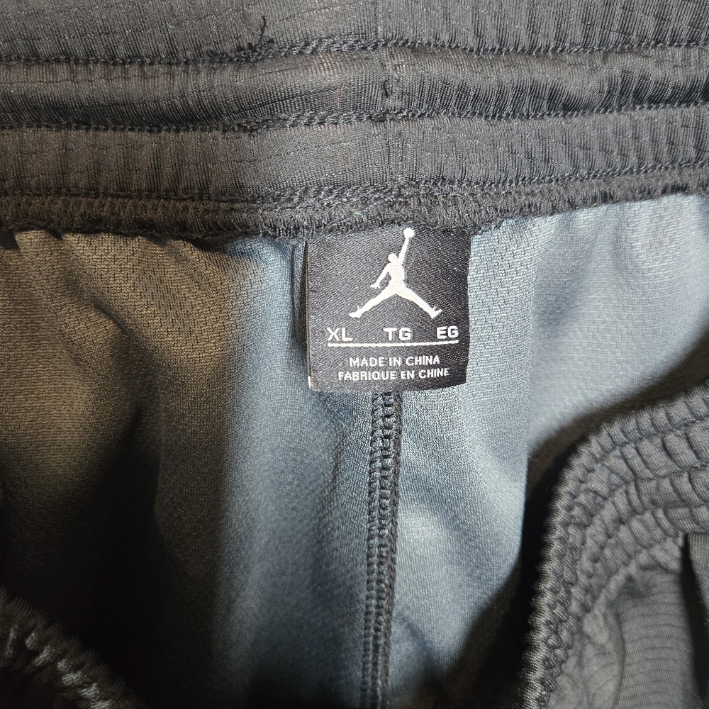 Nike Air Jordan Basketball Pants Men's XL Ankle Zips Black Warm-Up - Picture 14 of 16